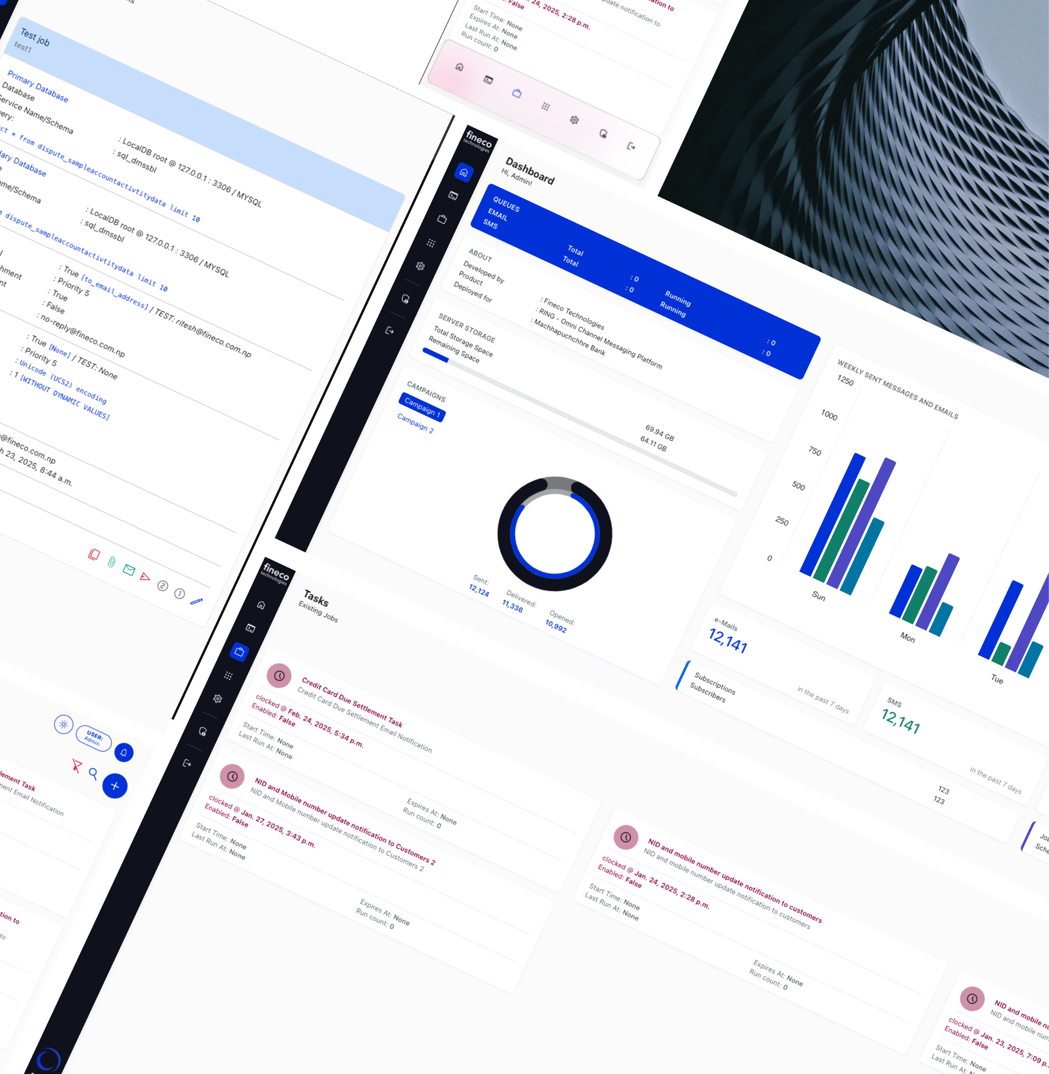 Omni-Channel Messaging and Call center Application Image
